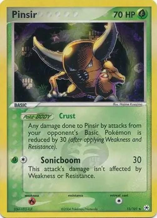 Pinsir - 13/101 - Pokemon Ex Hidden Legends Reverse Holo NM