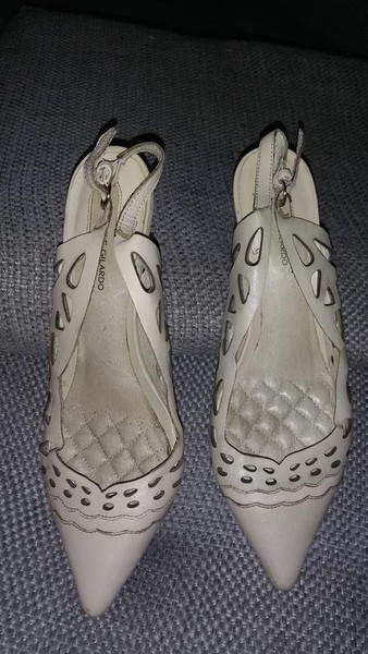 Women Daniele Gilardo Heels Beige Leather 37.5
