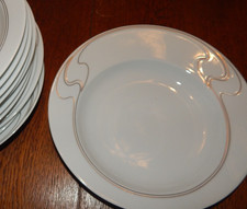 Rosenthal Asimmetria Weißgold 1 tiefer Teller Suppenteller, neuwertig; mehr da