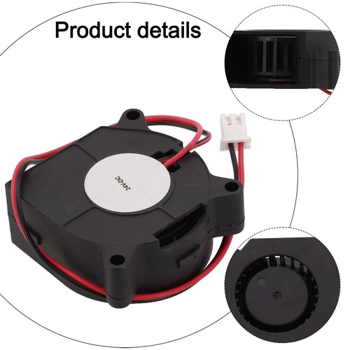 2 Ventilos 50x50x10mm 24V Pour Imprimante 3D - Refroidissement Extrudeur - Marque Uxcell