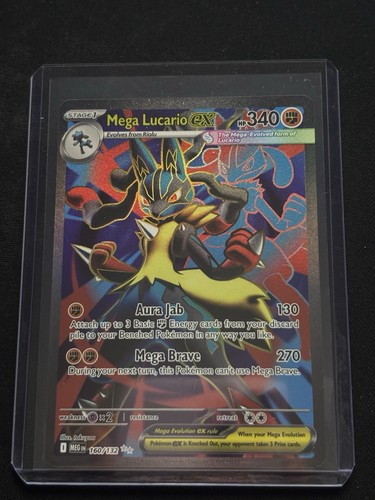 Mega Lucario EX 160/132 Full Art Holo Ultra Rare - Bild 1 von 2