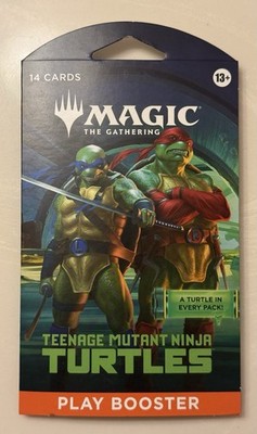 Magic: The Gathering Teenage Mutant Ninja Turtles Sleeved Play Booster NEW