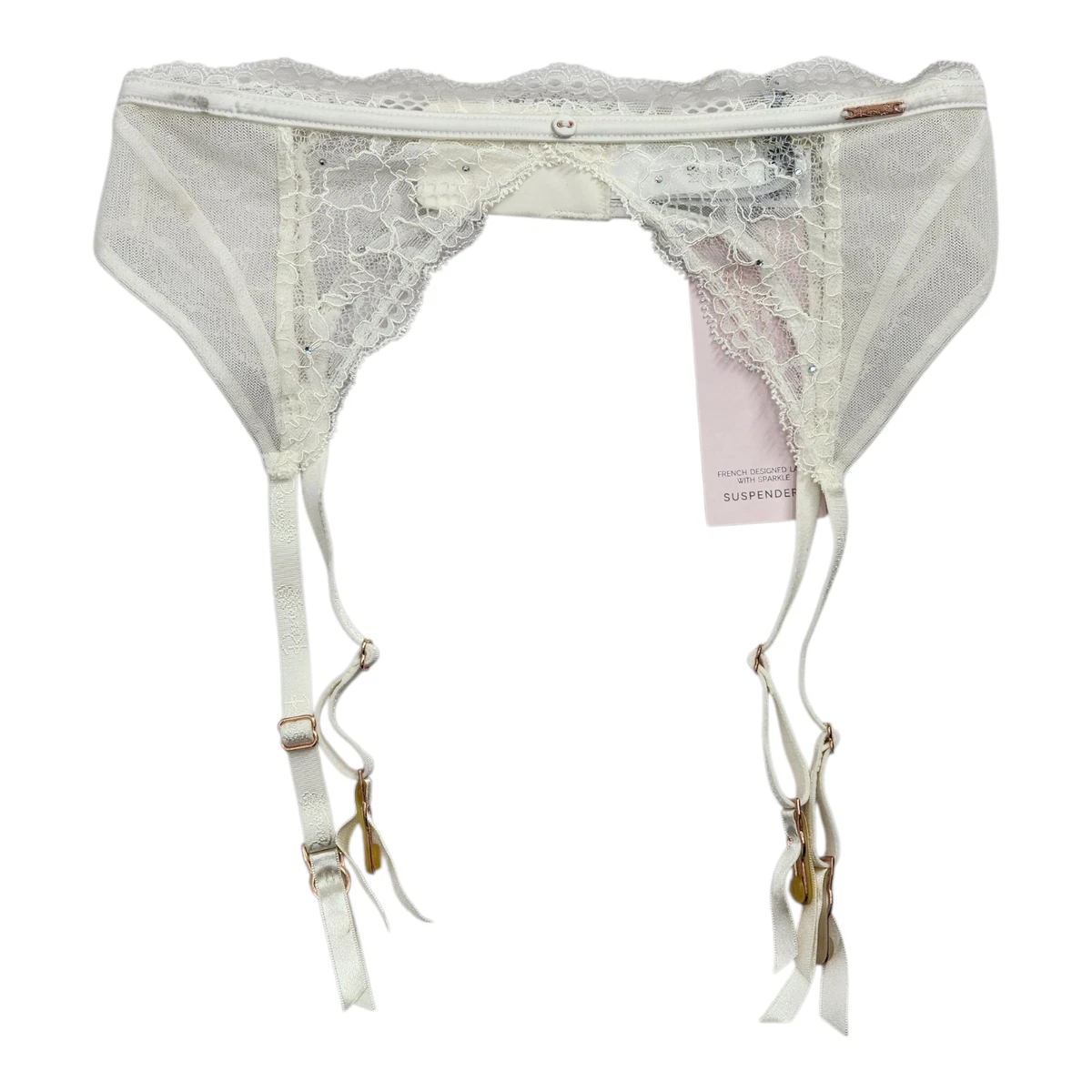 garter belt spencers All Over Lace Garter Belt - Black main image 0