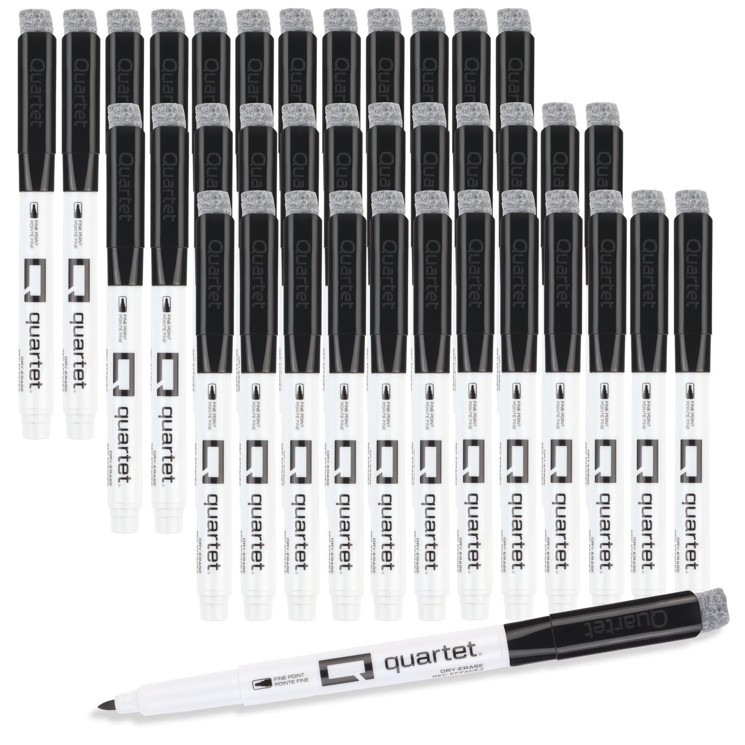 Dry Erase Markers, Fine Tip White Board Dry Erase Markers with DryGuard Ink P...