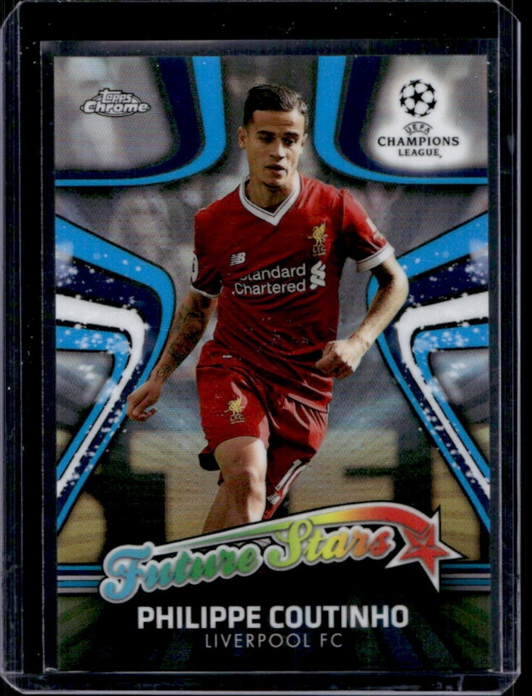2017 Topps Chrome UEFA Philippe Coutinho Future Stars #FS-PC Liverpool