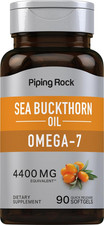 Sea Buckthorn Oil Capsules 4400Mg  90 Softgels  Sea Buckthorn Berry Extract 