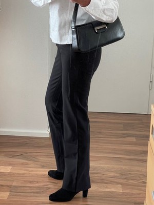 Stylische Hose, MAC, lang, schwarz, Gr.36/34, elast.