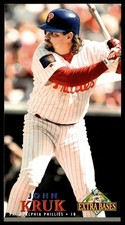 1994 Fleer Extra Bases John Kruk Philadelphia Phillies #340