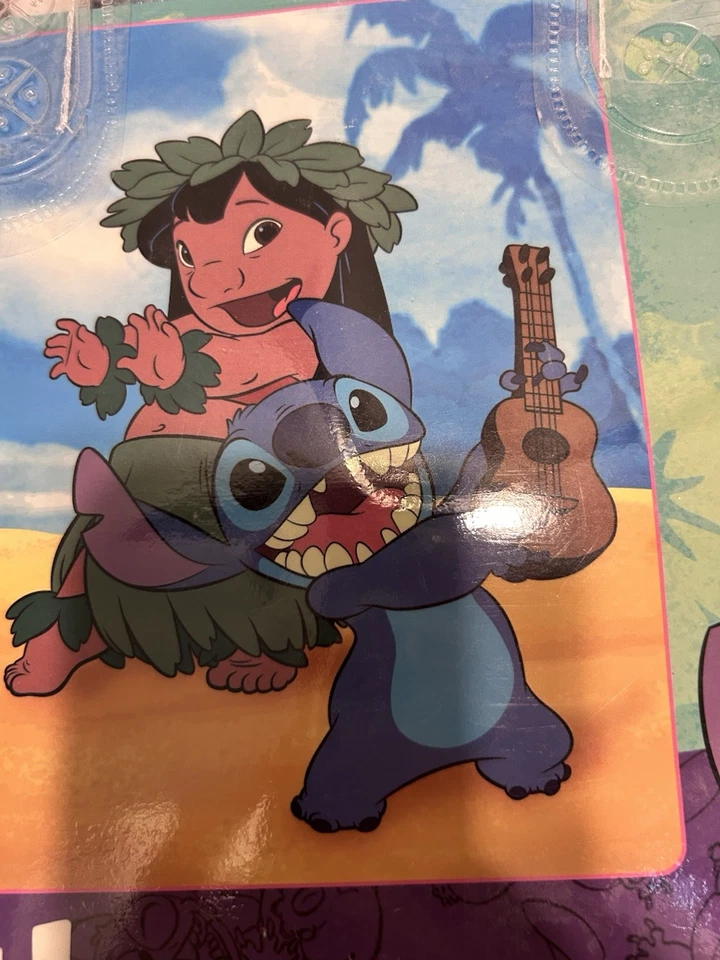 DISNEY STITCH TWIN RASCHEL BLANKET LILO STAR STICHT 60IN X 80IN  100% POLYESTER - Image 3 of 4