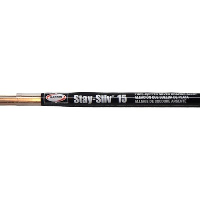 Harris Stay-Silv 15 Phos-Copper 1/8'' Brazing Alloy 15% Silver 7 Sticks 1520FMPOP