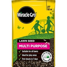 Miracle Gro Multi Purpose Lawn Seed Child & Pet Friendly Coverage 165m2 5kg Bag 8.17 per kilo