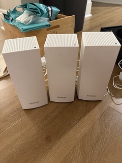 Linksys Velop MX12600 Tri Band Mesh Wi Fi 6 Sistema (Set di 3)