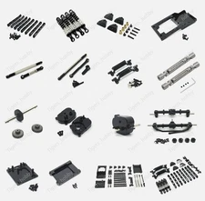 Aluminum Metal Upgrade Parts Black For Rc 1/12 MN168 4WD Off-Road Crawler car