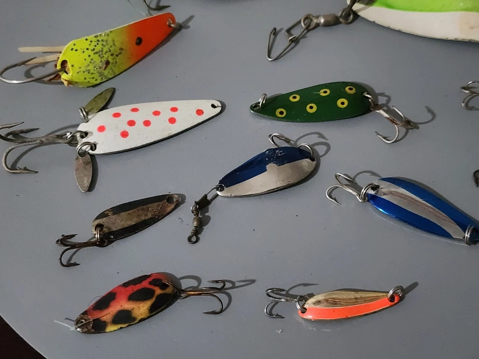 Лот винтажных ложек из тяжелых металлов приманки Daredevle Dardevlet Fjord Jr Moriyama - Изображение 3 из 4