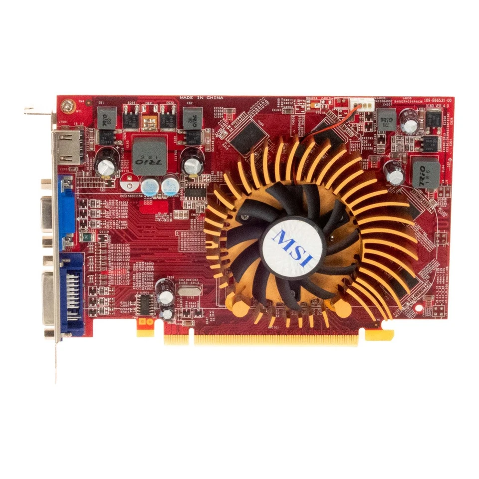Graphics Card MSI ATI RADEON HD 4650 512MB R4650-MD512 PCIe - Image 2 of 3
