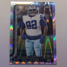 2025 Topps Chrome Quinnen Williams Ray Wave