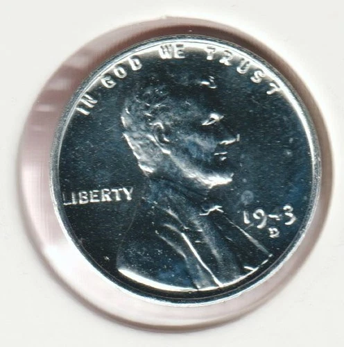 1943 WWII Lincoln Wheat Steel Penny Collectible US Collection Very Good War Coin