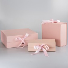 LARGE Gift Boxes, Presentation Box, Magnetic gift box with ribbon UK