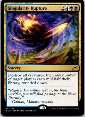 Singularity Rupture 228 Rare Edge of Eternities Magic: The Gathering Near Mint