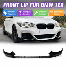 Sto�stange Zierrahm Gl�nz Frontspoiler M Power Rahmen f�r BMW 1er F20 F21 15-19