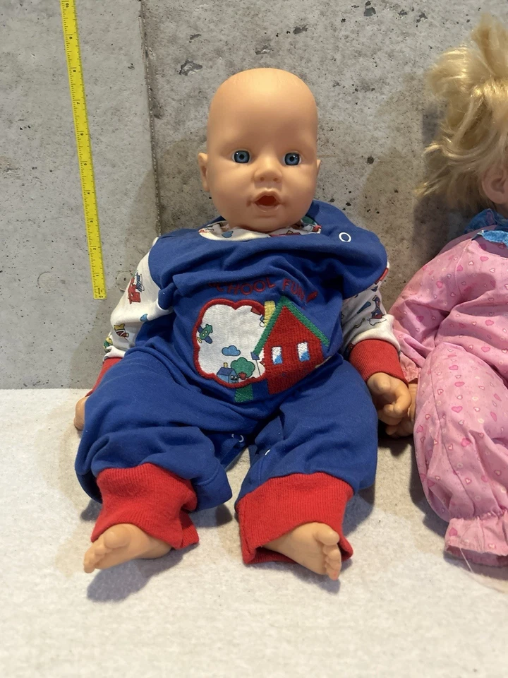 Vintage Lot of 4 Realistic Life Like Baby Dolls Cititoy JC Toys Berenguer 18” - Image 2 of 4