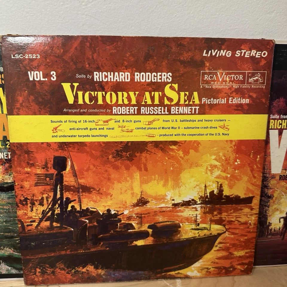 Richard Rogers - Victory At Sea - оригинальный мастер-набор для записи том 1,2 и 3 - Изображение 3 из 4