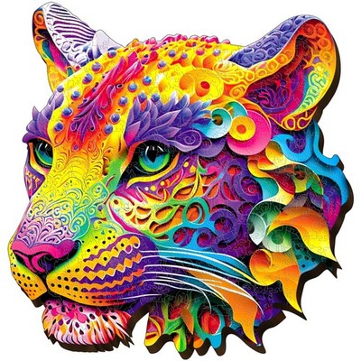 Wooden Lioness Puzzle 200 Pieces - Captivating Mind Entertainment for Teens a...