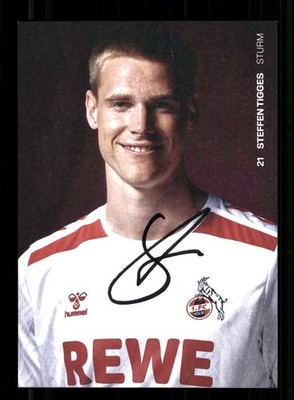 Steffen Tigges Autogrammkarte 1 FC Köln 2024-25 Original Signiert