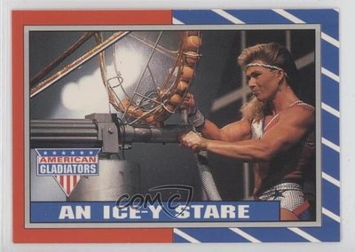 1991 Topps American Gladiators An Ice-Y Stare #14 0b3