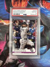 2019 Topps Update Vintage Stock Brendan Rodgers Rookie RC /99 PSA 10 GEM MINT