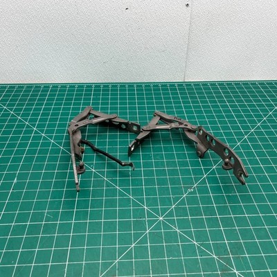 96-03 BMW E39 E52 Z8 540i FRONT RIGHT & LEFT SIDE HOOD HINGE PAIR SET GREY OEM