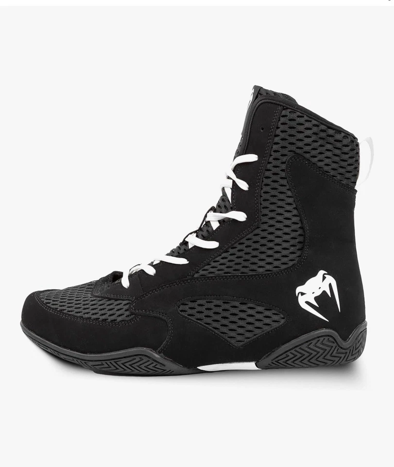 NUEVO Zapatos de Boxeo Venum Contender Para Hombre Negro Blanco Punta Alta Punta Redonda Talla 11 Foto 4 de 4