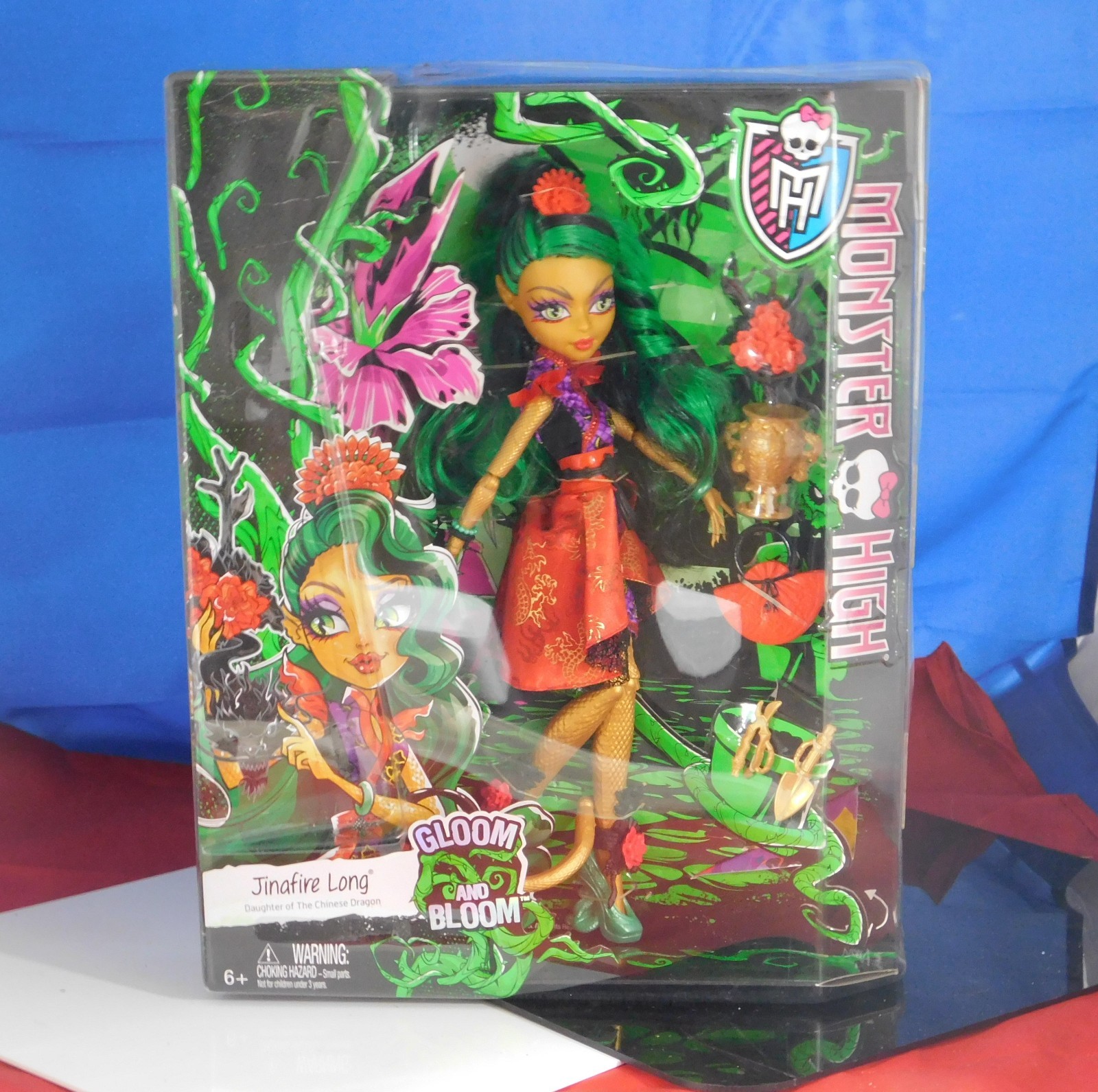 2014 Monster High GLOOM AND BLOOM Jinafire Long CGH95 NIB