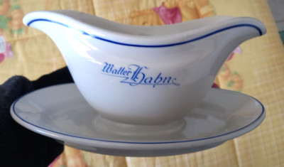 Bauscher Weiden Sauciere Soßenschüssel Germany US Zone gemarkt Walter Hahn älter