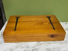 Beautiful Vintage  Wood Flatware Storage Box