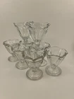 Set of 8 Vintage Anchor Hocking Glass Tulip Sundae Dessert Dishes