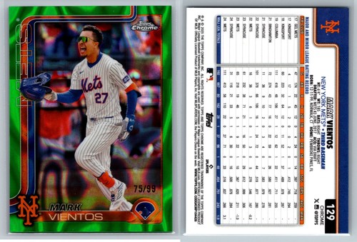 2025 Topps Chrome Baseball #'d SP REFRACTORS | Raywave Lava Negative | You Pick! - Picture 7 of 12