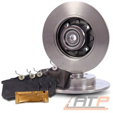 BREMSE BREMSEN SATZ SET KIT + ABS + RADLAGER VOLL Ø249 HINTEN FÜR PEUGEOT 307