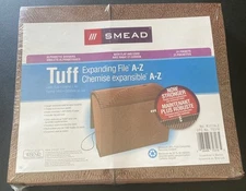Smead 70318 1/21-Cut Tab A - Z Expanding File  - Letter, Flap + Cord