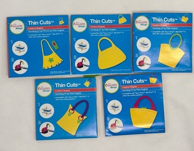 ELLISON DESIGN~Lot of 5 Thin Cuts - Handbags - #1-4 Sizzix Compatible