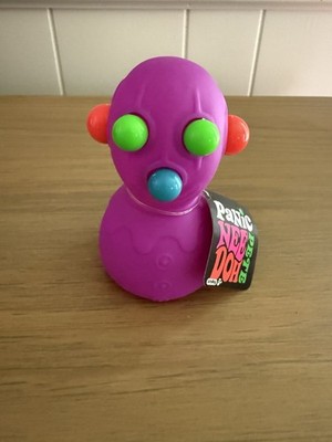 Schylling NeeDoh Purple Neon Panic Pete Eye Pop Stress Toy New Tag Authentic
