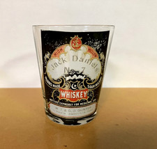 JACK DANIELS W.T. & C.D. GUNTER MEDICINAL USE SHOT GLASS EXCELLENT CONDITION