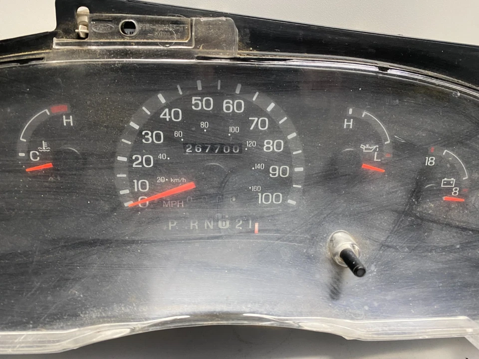 00-01 FORD VAN E150 MPH PAINEL DE VELOCÍMETRO DE INSTRUMENTO 267700 FABRICANTE DE EQUIPAMENTO ORIGINAL, YC2F-10849-AA - Imagem 3 de 4