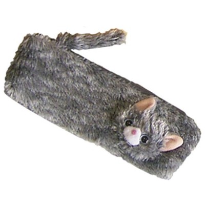 It's Good to Be Together Gray Cat Pencil Case
