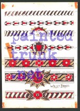 RARE old vintage copy antique owen jensen rose wrist bands tattoo flash 11x14