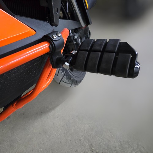 10mm Black Footpegs Pedals For Harley Sportster Roadster XL1200CX 2016-2020 - Picture 3 of 6