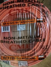 ROMEX SIMPULL INDOOR WIRE TYPE NM-B 10/2 250FT CONDUCTOR CABLE
