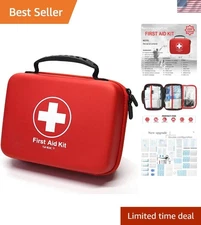 Compact and Comprehensive 228-Piece First Aid Kit: Perfect for All Emergencies