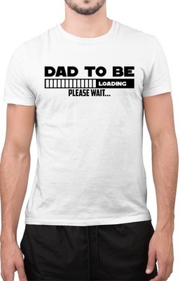 Lustiges T-Shirt Papa to Be Loading Paar Schwangerschaft Top