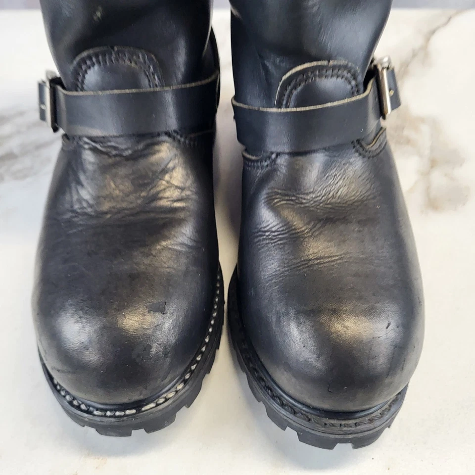 Botas de motociclista masculinas Carolina USA Composite Toe Engineer tamanho 7.5 R pretas - Imagem 4 de 4